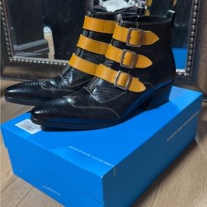 John Fluevog Idols The Jack triple strap boots